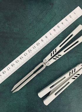 班输8801V3音叉折叠刀REP蝴蝶花式AB新手练习入门玩具刀未开刃