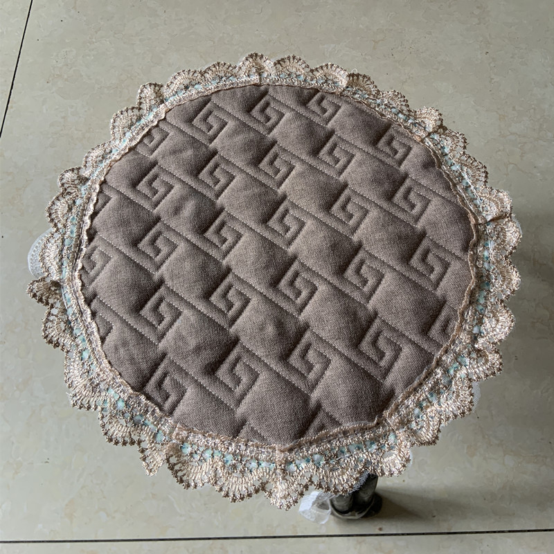 圆形坐垫四季通用加厚加固圆垫带绑绳小圆凳子垫饭店凳垫屁股园垫