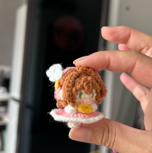 成品百变小樱软糖钩织魔卡少女樱钩织挂件钩织二次元动漫小樱