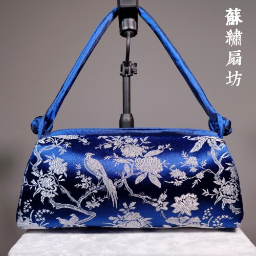 中国风礼品丝绸刺绣云锦女士手拎包搭配旗袍唐装新娘手提包送老外