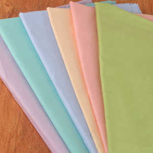 40支单色全棉斜纹布料纯棉床单府绸面料娃衣衬衫衬衣裙子汉服面料