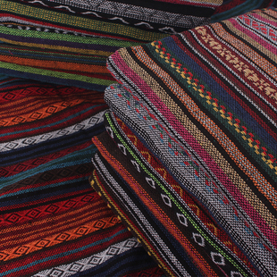 云南丽江复古民族风布料旅游披肩民族风桌布酒吧桌布门帘装饰面料