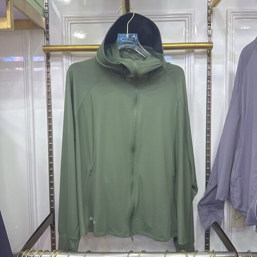 盾步204冰触感女连帽轻薄防晒衣