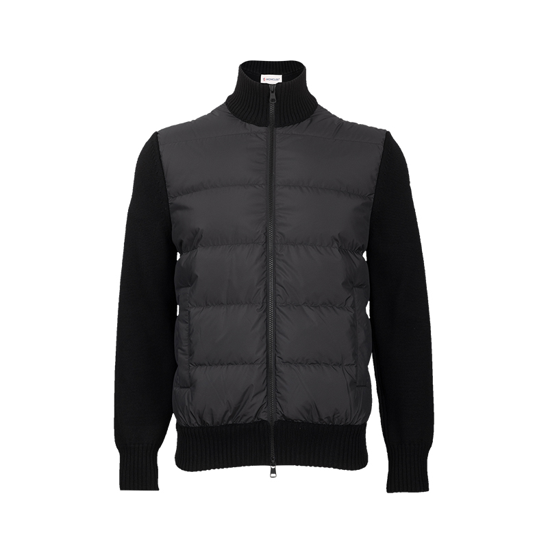 Moncler立领拉链长袖羽绒服男士
