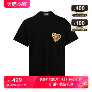 T恤男2024年春季 Couture短袖 Heart Versace 新款 范思哲男士 推广