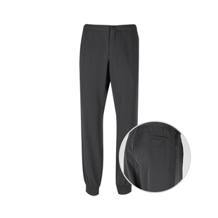 男2025新款 纯色松紧绵羊毛休闲长裤 推广 经典 PRADA普拉达男士