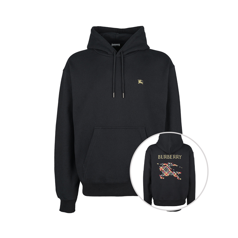 博柏利男士马术骑士棉质卫衣