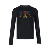 Ermanno Scervino水钻休闲女士圆领长袖 T恤春夏钜惠XY