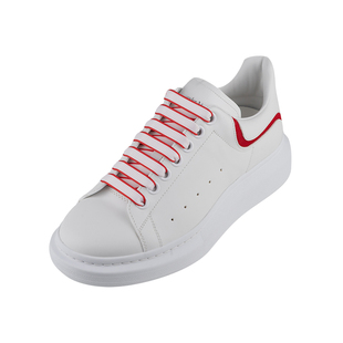 Alexander McQueen亚历山大麦昆男士休闲皮革系带板鞋推广XY