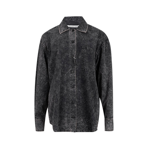 AlexanderWang女士长袖牛仔衬衫
