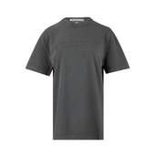 logo压纹圆领全棉短袖 Alexander Wang女经典 T恤女士春夏推选XY