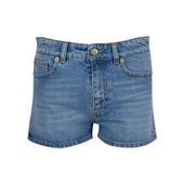 Valentino华伦天奴女士水洗做旧拉链休闲牛仔短裤 女夏季 推选XY