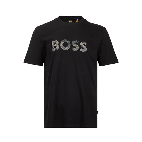 HugoBoss男士棉质圆领短袖T恤