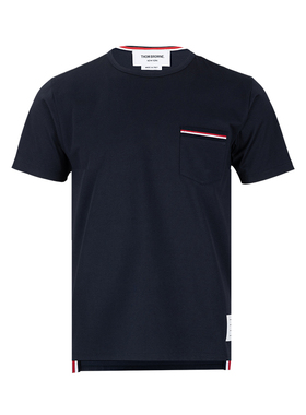 Thom Browne汤姆·布朗男士全棉圆领短袖T恤男2026年新品XY