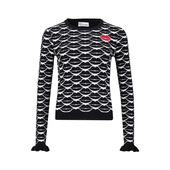 Red 女秋冬精选XY 圆领套头针织衫 Valentino 华伦天奴女士经典