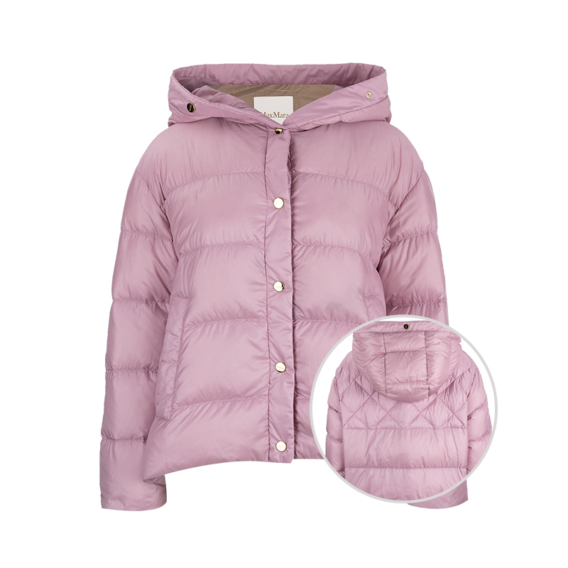 MaxMara连帽短款羽绒服