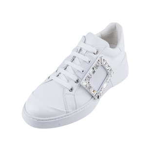 女2026年新品 板鞋 Vivier罗杰维维亚女士钻扣低帮时尚 Roger