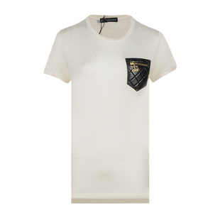 T恤XY Dsquared2二次方休闲口袋圆领女士短袖 陈列品