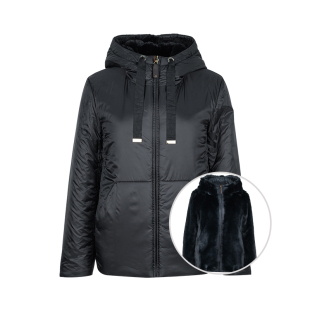 MaxMara麦丝玛拉女士纯色双面纹理拉链连帽长袖 夹克外套女推广XY