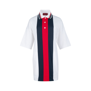 女夏季 GUCCI古驰女士条纹套头短袖 Polo衫