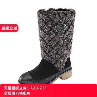 Burch托里伯奇女士保暖中筒靴雪地靴 Tory 孤品瑕疵