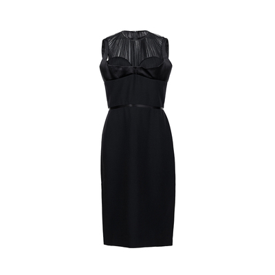 亚历山大麦昆女士无袖连衣裙