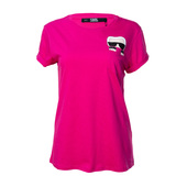 休闲女士全棉圆领短袖 Karl Lagerfeld老佛爷时尚 T恤女降价XY