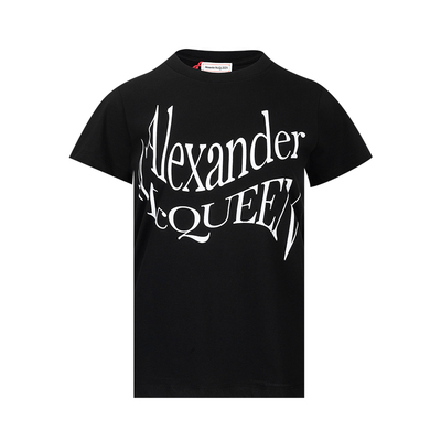 亚历山大麦昆女士圆领短袖T恤女