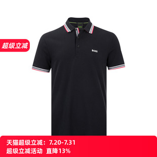Boss雨果 logo印花短袖 Hugo 博斯男经典 春夏推广 polo衫 男士