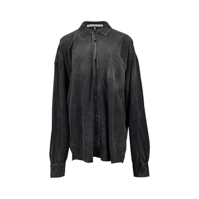 亚历山大王女士水洗纽扣长袖衬衫