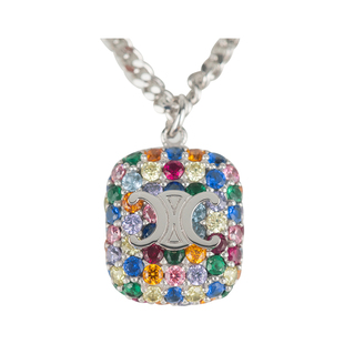 CELINE赛琳Triomphe冰晶凯旋门吊坠项链2026年新品