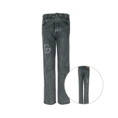 男2026年新品 GUCCI古驰男士 徽标细节棉质牛仔裤