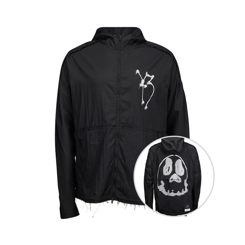 Y-3男士经典拉链连帽夹克外套