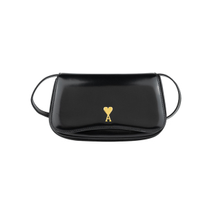 Mattiussi女士徽标皮质斜挎单肩包女2026年新品 AMI Alexandre