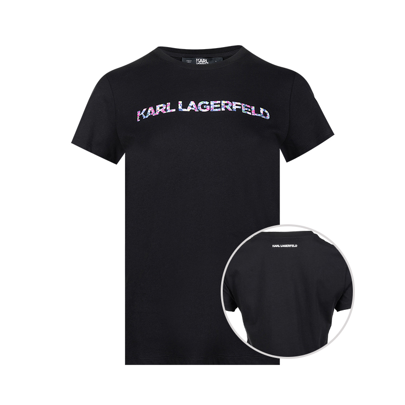 KarlLagerfeld女士全棉短袖T恤