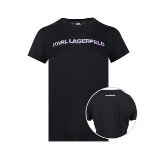 Karl T恤女春夏降价XY Lagerfeld卡尔·拉格斐女士全棉圆领短袖