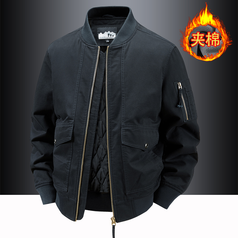 工装棉衣男加厚保暖美式棉服外套