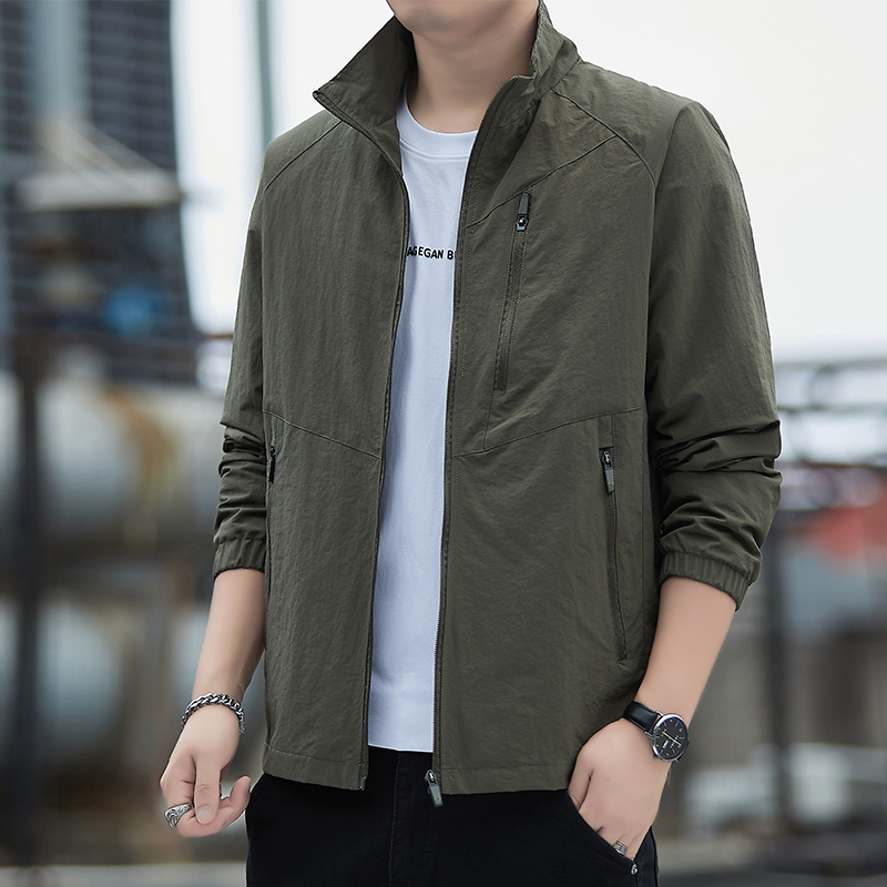 休闲外套男士春秋季休闲运动夹克