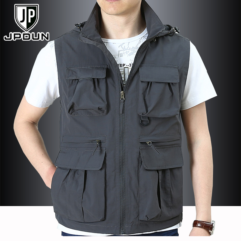 户外多口袋马甲男战术飞行员马夹