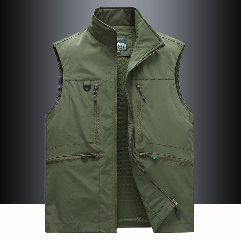 工装马甲男士春秋户外休闲坎肩背心男钓鱼多口袋户外速干马夹外套,男装,常规马甲,淘宝优惠券,粉丝福利购,淘宝优惠卷