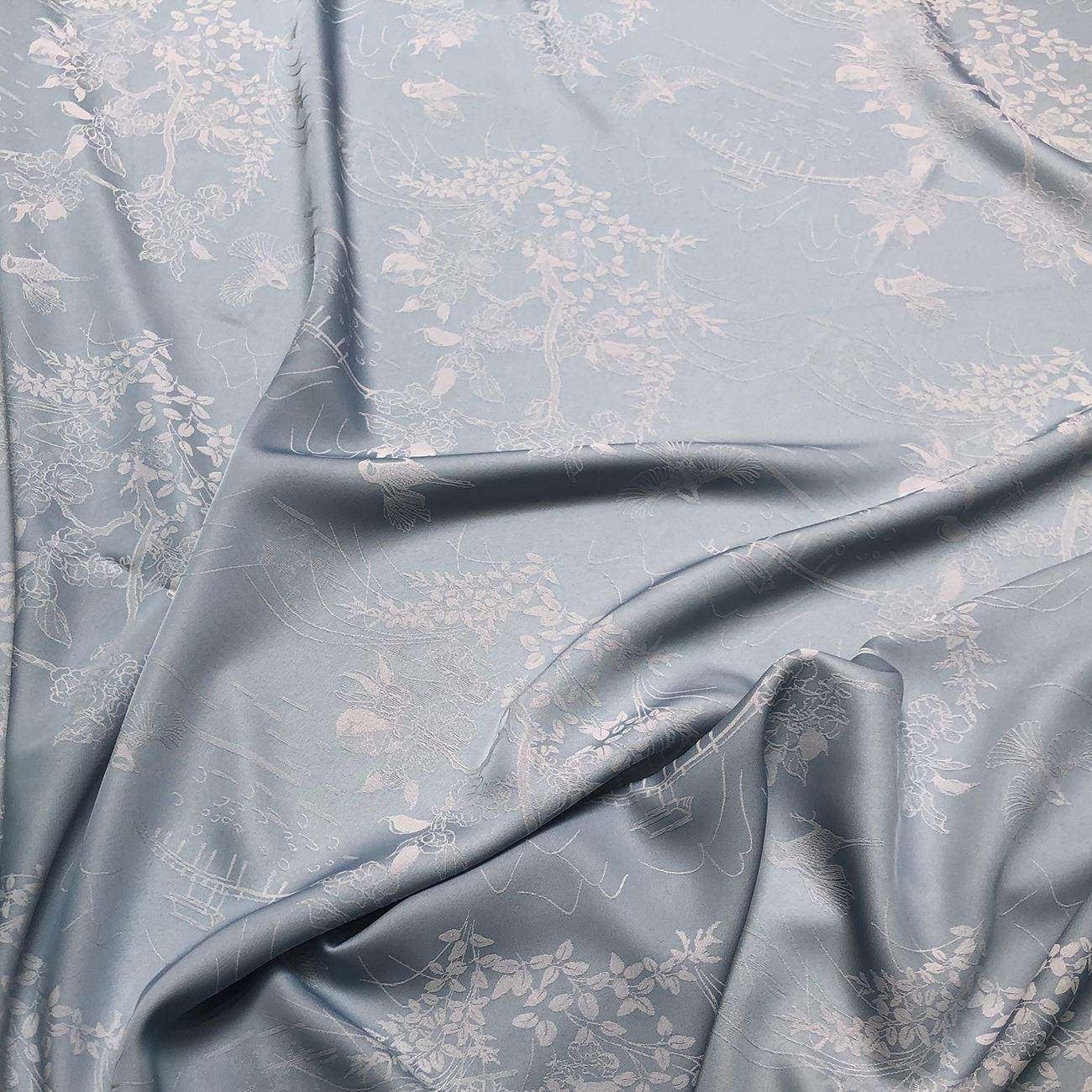 23年春夏新款双色仿醋酸提花面料 近水楼台家居服连衣裙旗袍面料,居家布艺,海绵垫/布料/面料/手工diy,淘宝优惠券,粉丝福利购,淘宝优惠卷