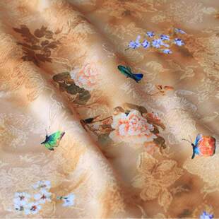 布印花 风风时装 秋冬棉服面料孩童棒球服布料潮流亲子亲子装 工装