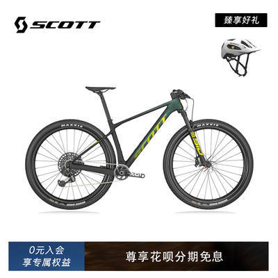 瑞士斯科特电子变速山地自行车