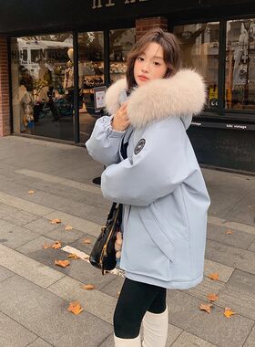 派克服工装小个子宽松保暖冲锋衣