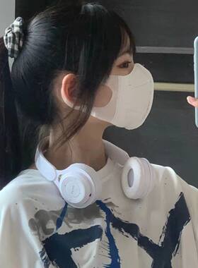 Y2K拍照耳机女款头戴式耳机白色