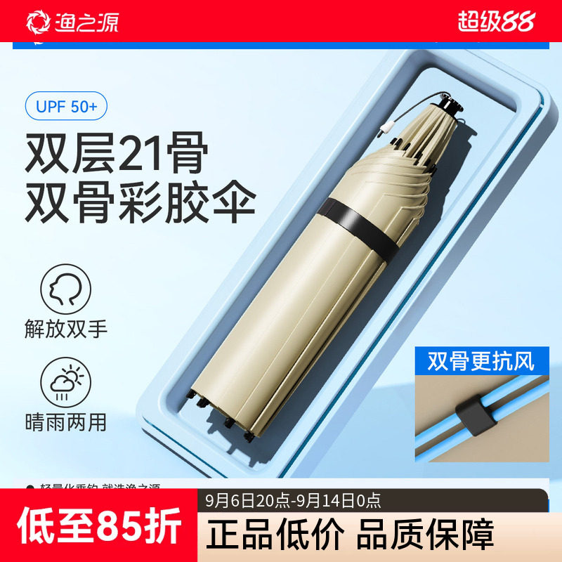 轻量便携伞帽钓鱼农忙旅行均适用图片