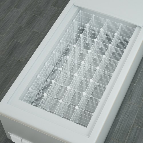 冰柜里面万能隔板网分格架45cm隔断网格冷柜内部分类筐神器置物架
