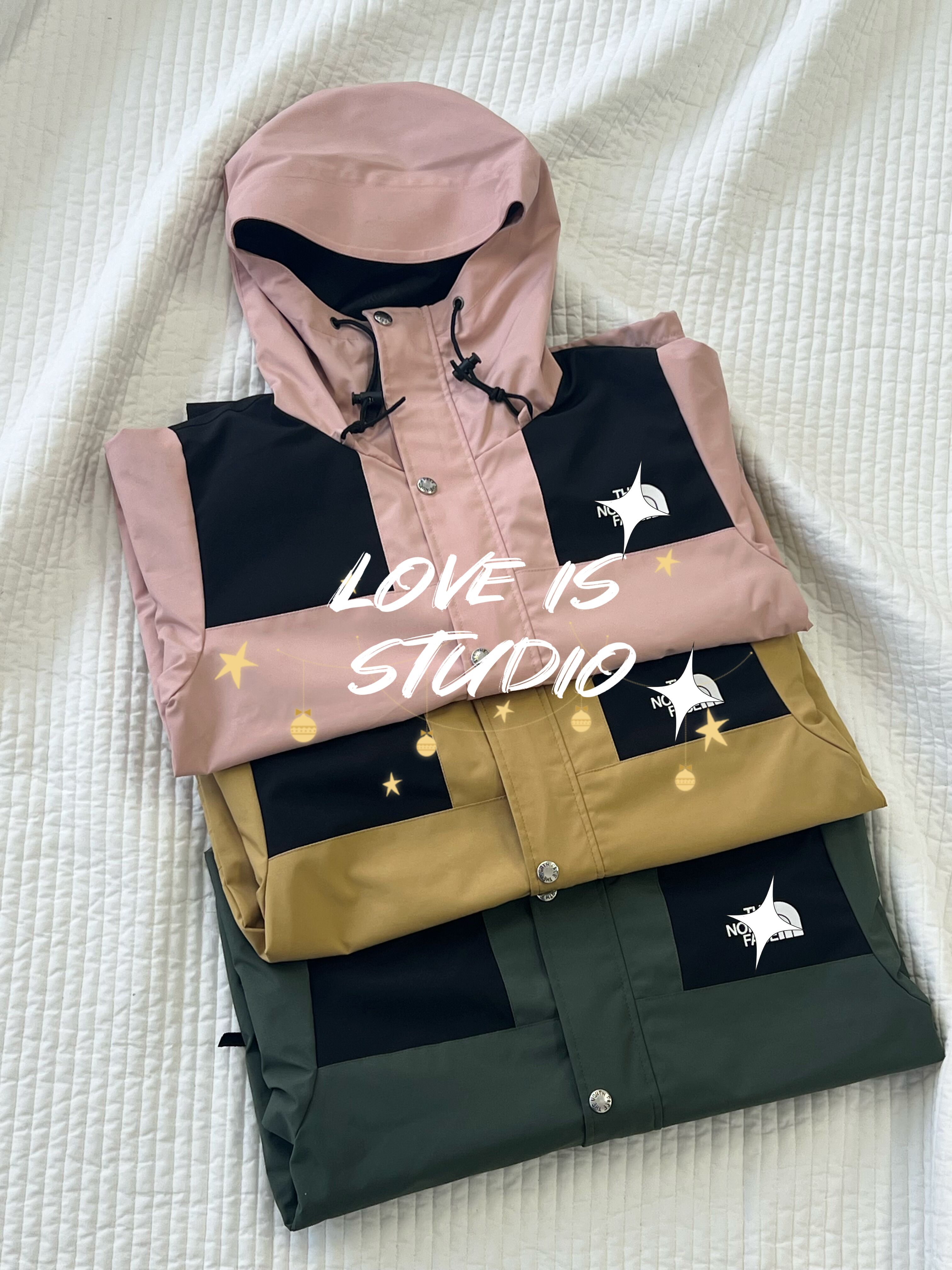 日本户外潮牌儿童冲冲锋衣外套