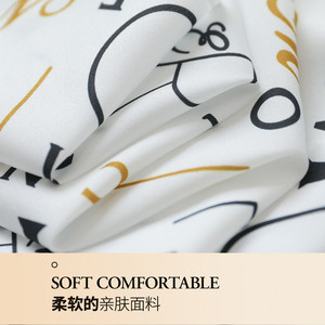 RM6700#仿真丝印花2023夏夏季裙子修身收腰字母气质显瘦连衣裙