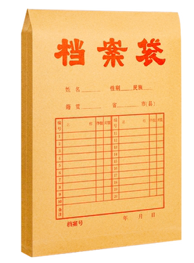 档案袋加厚牛皮投标文件a4